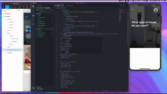 Figma Design + React Native | House Sales App Home Page - Styled Components | Speed Code смотреть онлайн