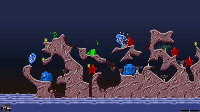 Worms Armageddon. Играю как псих! Perdunok vs Abegod. Normal 1 v 1 pro. смотреть онлайн