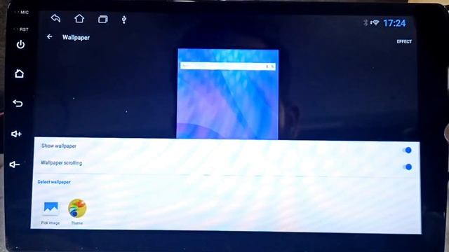 Set own picture Wallpaper in TS7 android car stereo смотреть онлайн