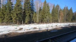 ЭТ2М-100, маршрут: Москва - Конаково ГРЭС / Train ET2M-100, route: Moscow - Konakovo GRES