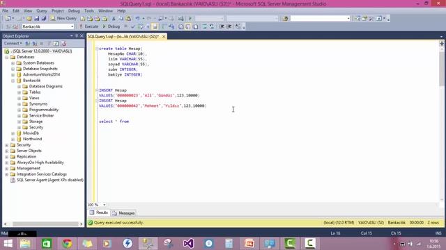 SQL transaction anlatım смотреть онлайн