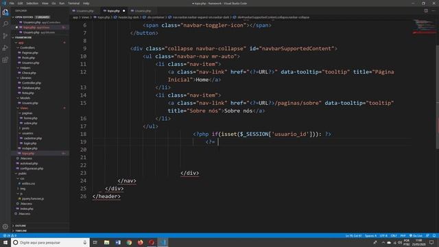 Curso de PHP7 e MVC Aula 41 Criando e Destruindo Sessão do Usuário смотреть онлайн