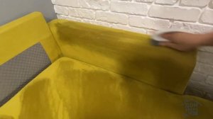 Моющий пылесос Bosch Aqua Clean процесс чистки дивана и ковра