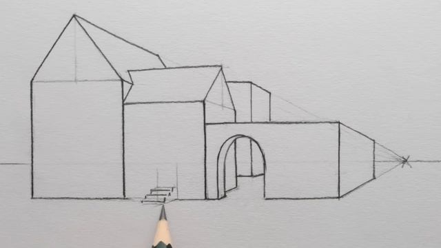How to Draw Buildings in 1-Point Perspective: Narrated смотреть онлайн