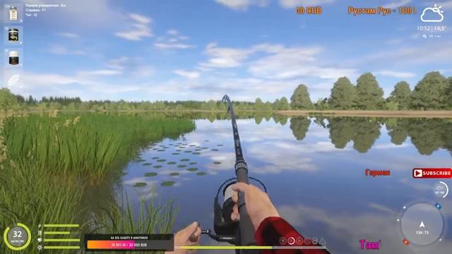 Наша Русская рыбалка 4 | Проводим Турниры и Розыгрыши | Фарм Серебра | Yuri Play смотреть онлайн
