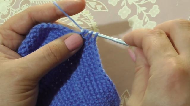 Как связать простые пинетки-ботиночки крючком. Часть 2\4. смотреть онлайн