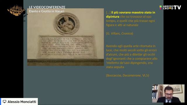 [LECTURES] DANTE E GIOTTO IN VASARI / relatore prof. ALESSIO MONCIATTI смотреть онлайн