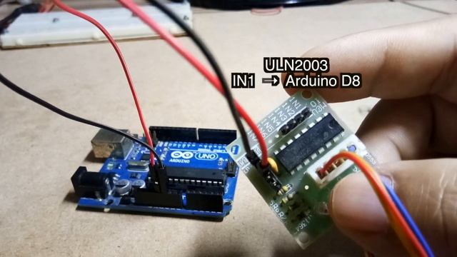 28BYJ-48 Stepper Motor And ULN2003 Arduino Tutorial
