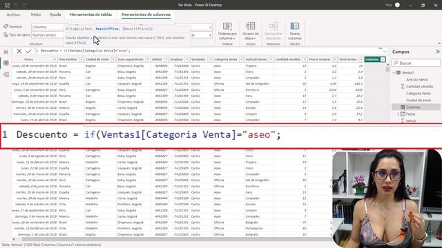 Cómo usar la función SI en #powerbi | funciones lógicas DAX смотреть онлайн