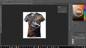 Как наложить принт на футболку в Фотошопе!!КРУТАЯ ТЕХНИКА