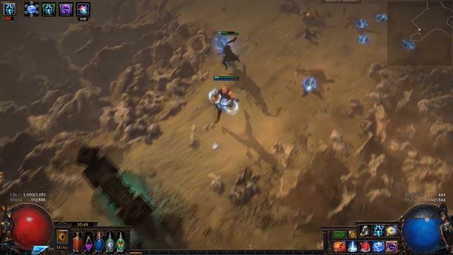 Path of Exile Betrayal - Immortal Syndicate Hideout Raid Storm Brand Build смотреть онлайн