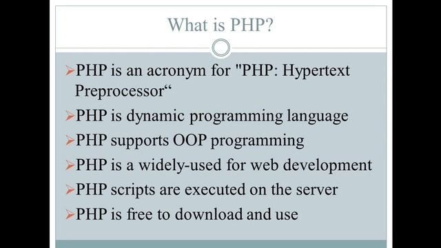 PHP Basic Course Lecture-1 Introduction and History of PHP смотреть онлайн