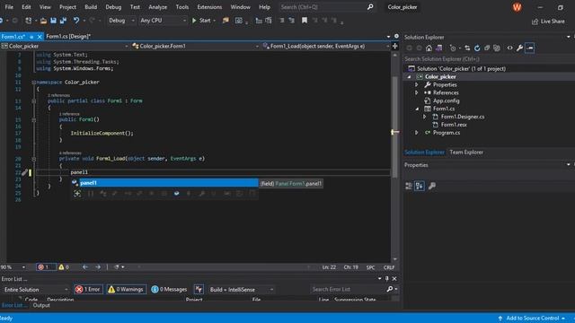 Color Picker Application with RGB Hex Output | Embedded Programmer смотреть онлайн
