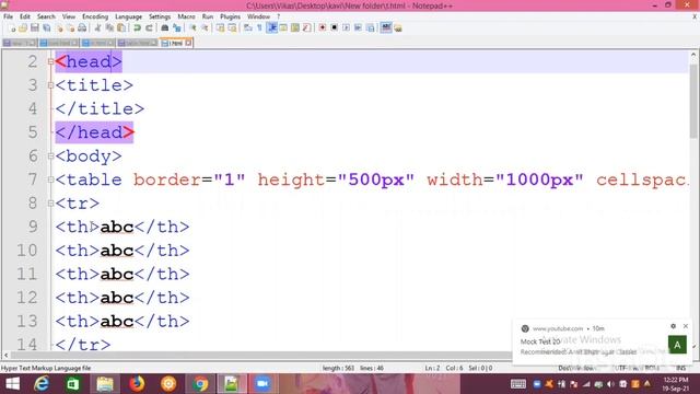 How to merge Cells of a table by html #rowspan #colspan #htmltutorial #merge смотреть онлайн