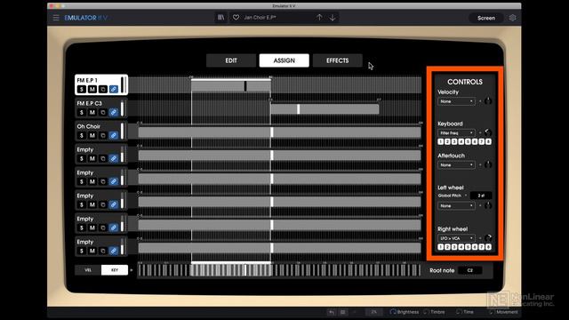 18. Assign & Controls Sections