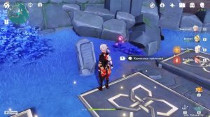 Головоломка с каменными плитами остров Сэйрай Инадзума загадка Genshin Impact