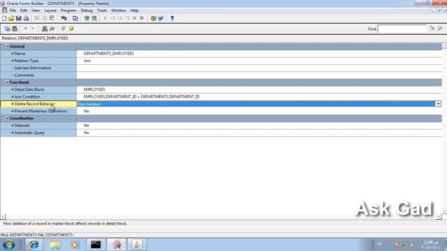 02-Oracle forms 11G - Create master details form - اوراكل فورمز смотреть онлайн