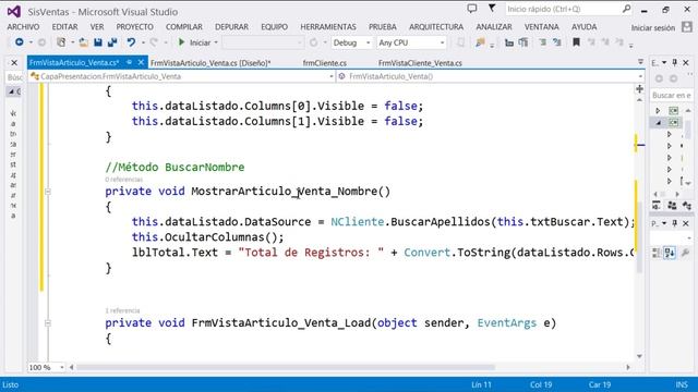 Sistema de Ventas C# - Visual Studio 2013 - Sql Server 2014 (34-41) Formulario Venta смотреть онлайн