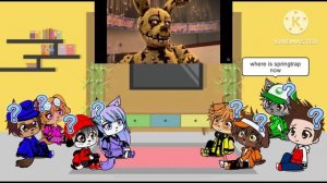 Paw Patrol react to AFTON FAMILY The Story FNAF Animated music video