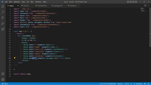 [30] React JS | React Router V5 vs V6 | Routes, element, Navigate, NavLink смотреть онлайн