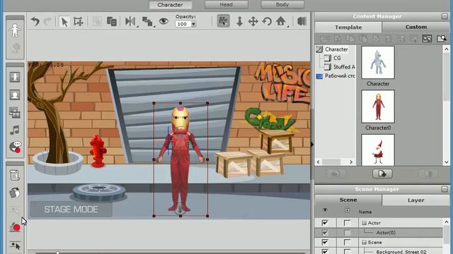 Урок 14-й (2-я часть) Crazy Talk Animator Pro: Основы анимации. смотреть онлайн