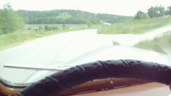 1948 Desoto startup and drive- Tons of wildflowers and Osage creek-