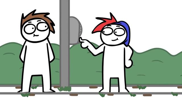 ПОЗОР! НА ЖЕЛЕЗНОЙ ДОРОГЕ... (анимация) смотреть онлайн