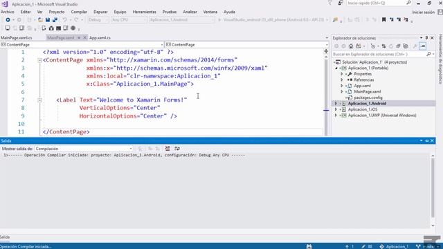 Curso Xamarin 4 - Primera Aplicación смотреть онлайн