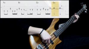 No Doubt - Don't Speak (Bass Cover) (Play Along Tabs In Video)