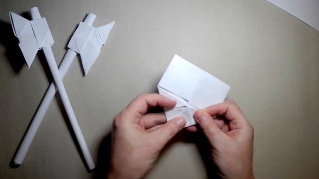 DIY - How to make mini AXE from A4 paper смотреть онлайн