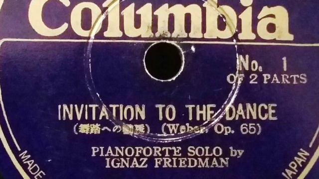 Ignaz Friedman plays Weber's 'Invitation to the Dance' смотреть онлайн