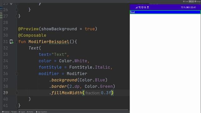 Jetpack Compose Modifier in 4 Minuten erklärt | Android Studio Tutorial Deutsch смотреть онлайн