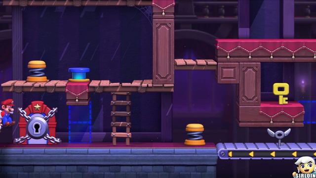 Mario vs Donkey Kong Switch – 2 Player Co-Op [100%] Walkthrough - World 5 смотреть онлайн