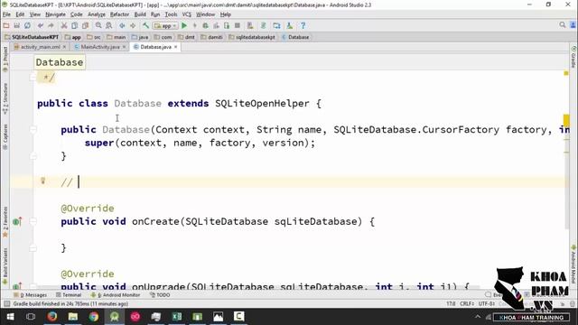 Lập trình Android A-Z - Bài 131: SQLite To Do List - phần 1 смотреть онлайн