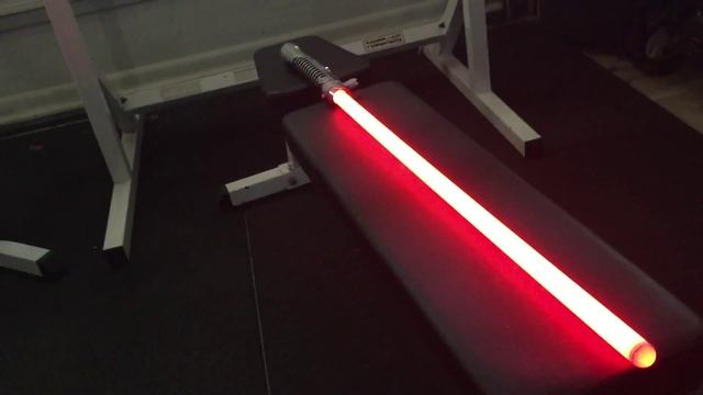 Red 8mm Lightsaber Blade for John, Test #3 Complete Blade Finished смотреть онлайн