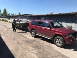 Замена задних тормозных колодок. Мицубиси Паджеро Спорт дизель 2002 г.в.