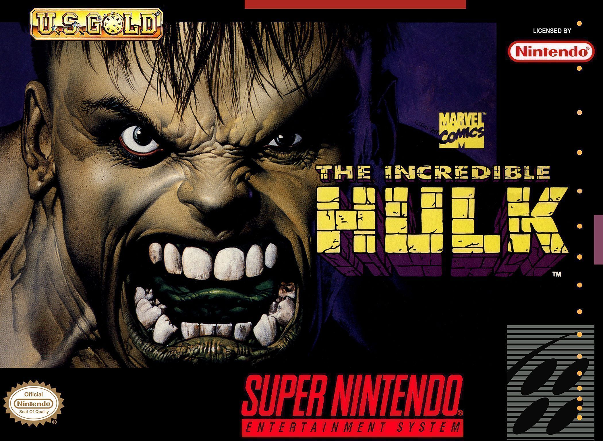 Super Nintendo (Snes) 16-bit Incredible Hulk Полное Прохождение Без потерь