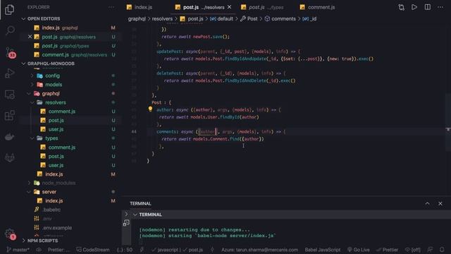 Yoga graphql with Mongoose adding resolvers #23 смотреть онлайн