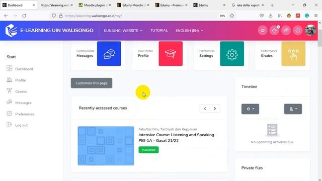 Review Theme Website Elearning Moodle смотреть онлайн