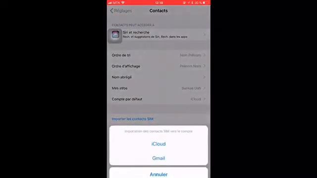 Comment importer les contacts d’iPhone vers gmail ou iCloud ? смотреть онлайн