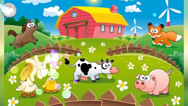 Baby Puzzles Game for Kids, Farm Animal Jigsaw Puzzles Game for Kids and Toddlers смотреть онлайн