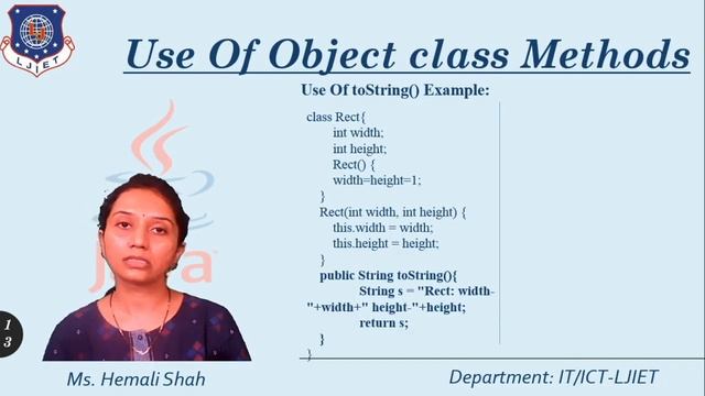 Lec-30_Object Class | Object Orient Programming Using Java | IT_ICT Engineering смотреть онлайн