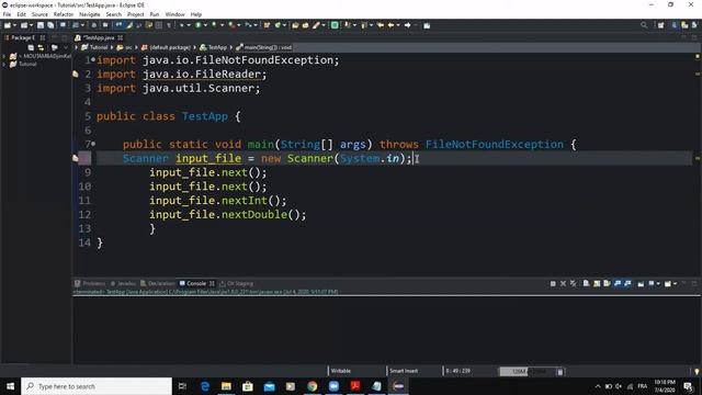 File input/output Basic tutorial in Java - Get an input from a file using java.io.FileReader смотреть онлайн