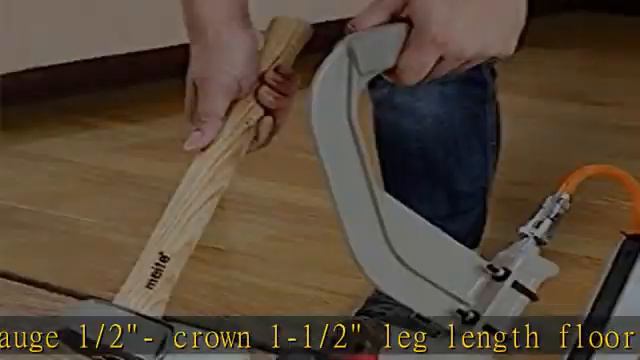 meite MFS50 15-1/2 Gauge 1-1/2-Inch to 2-Inch Pneumatic Mallet Actuated Engineered Hardwood Floorin смотреть онлайн