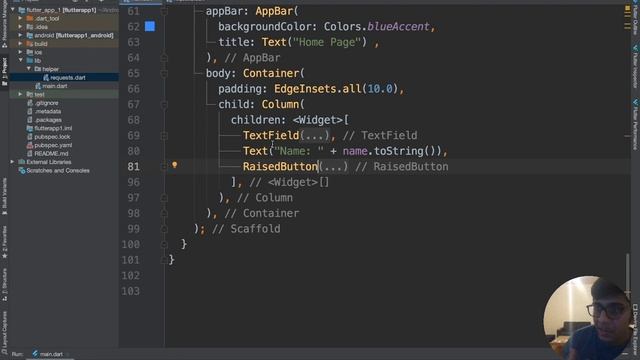 Getting started with Flutter create app for beginner | #7 Flutter Frontend Python backend смотреть онлайн