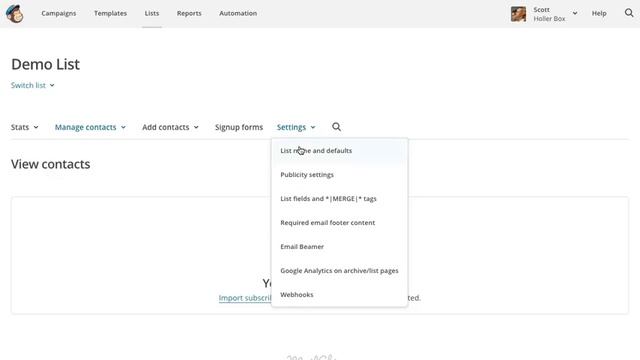 Find MailChimp List ID смотреть онлайн