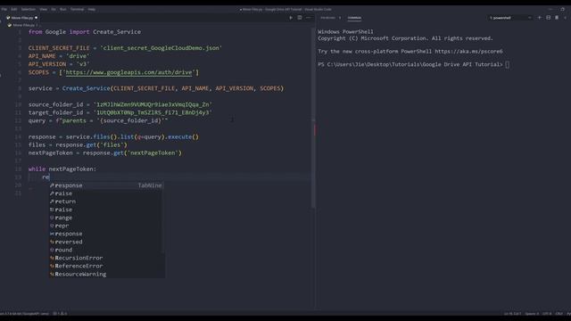 Google Drive API in Python | Move Files смотреть онлайн