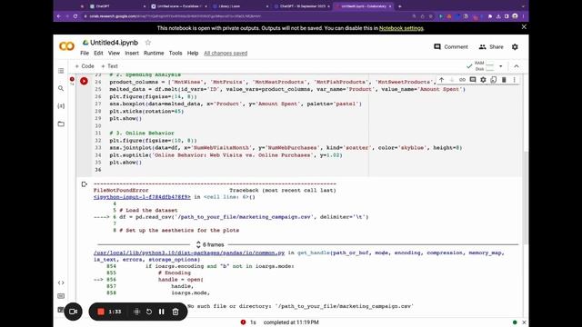 Using GPT4 to analyse data, write python code and generate data visualizations смотреть онлайн
