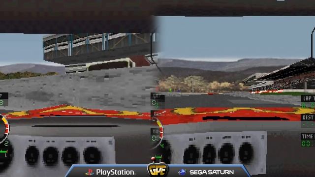 PlayStation Vs Sega Saturn - Andretti Racing смотреть онлайн