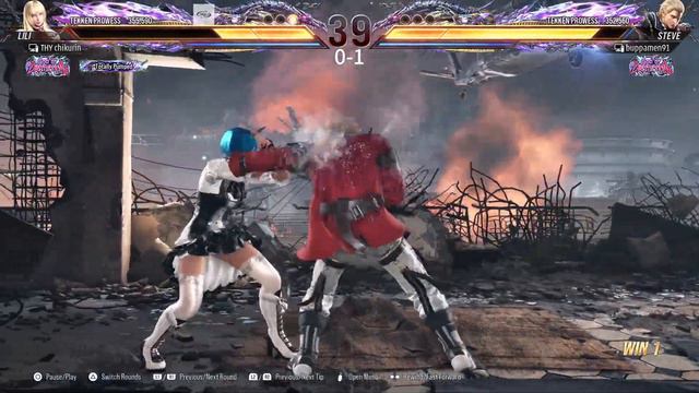 Tekken 8💥THY Chikurin (LILI) Vs Buppamen91 (STEVE)💥Ranked Matches